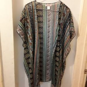 Band of Gypsies Bohemian chiffon cardigan